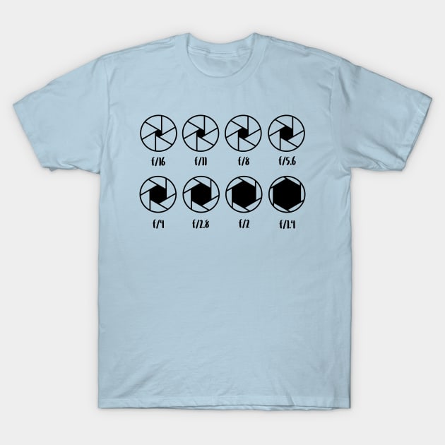 F-Stops / Camera Lover T-Shirt by DankFutura